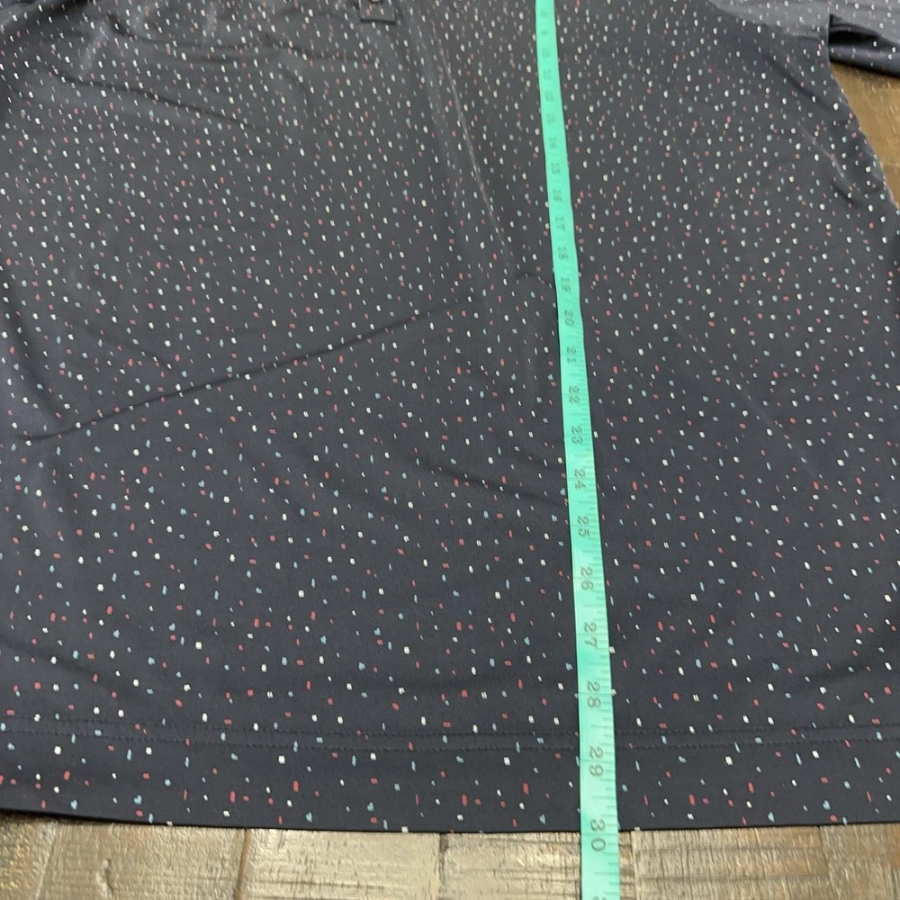 FootJoy Polo Shirt Mens XL Blue Confetti Golf Performance Titleist Tour Embroid - Picture 4 of 9